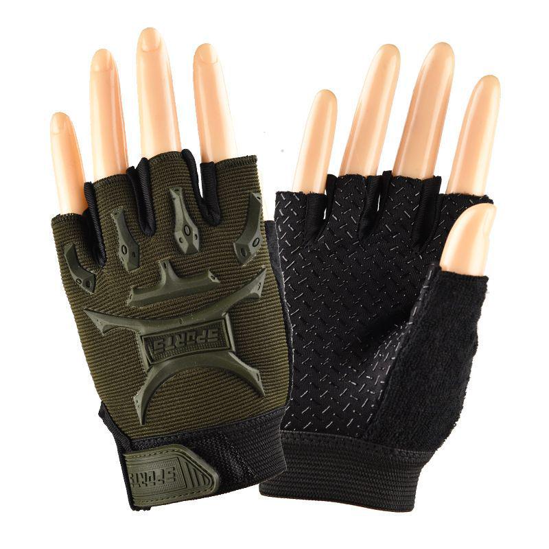 Guantes de Ciclismo Infantiles de Dibujos Animados - Transpirables, Antideslizantes, Guantes Deportivos de Medio Dedo para Niños y Niñas, Tallas Pequeña/Mediana