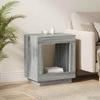 Side Table Grey Sonoma 60 x 40 x 65 cm Particleboard