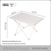 Mini Portable Aluminum Folding Outdoor Table