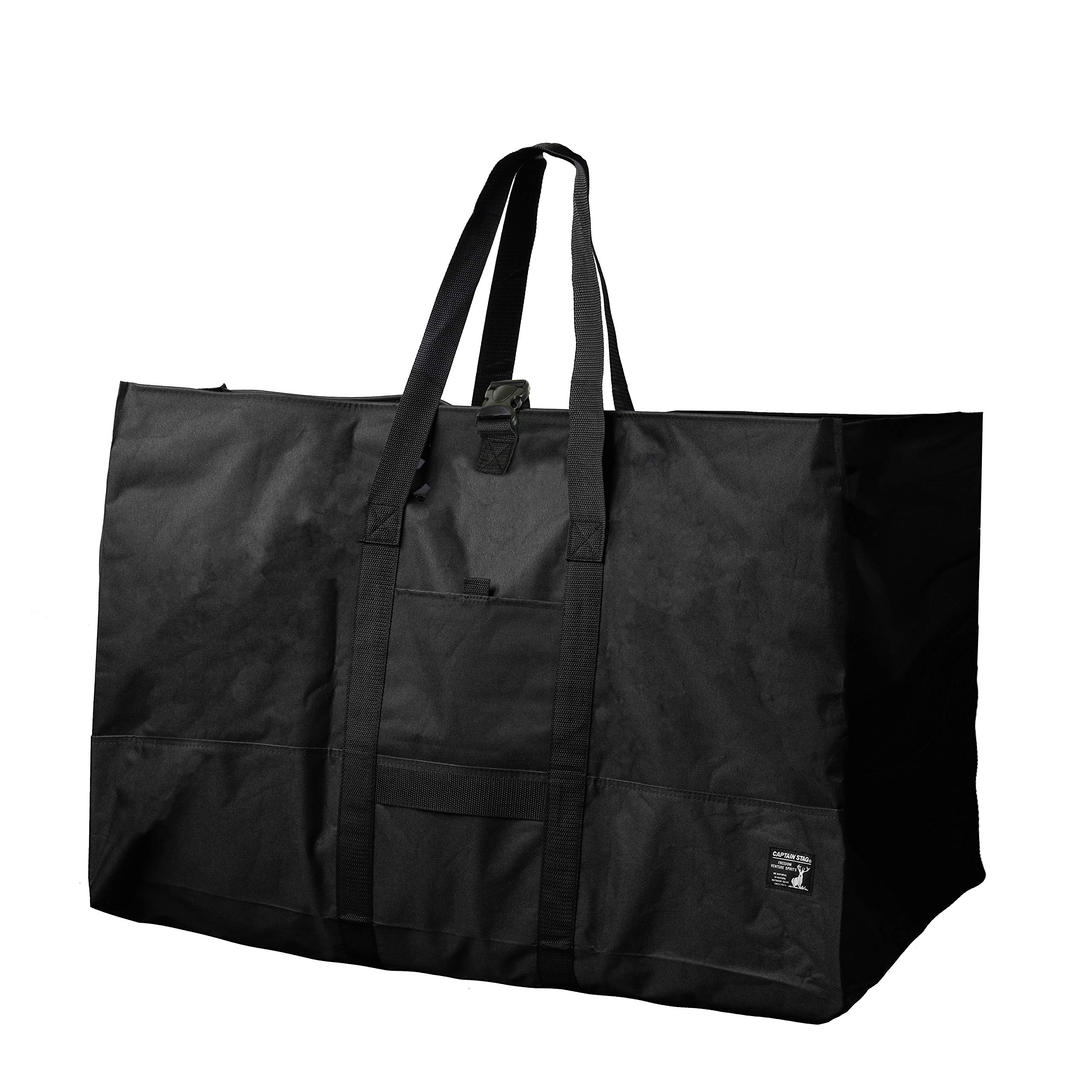 

CAPTAIN STAG Large Storage Tote Bag Big Bag 170L Width 820 x Depth 380 x Height 550mm Storage Case Included Black