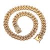Yupsk 45/50CM Men Women Hip Hop Cuban Chain Iced Out Bling Rhinestone Necklace Hiphop Crystal Necklaces Fashion Jewelry