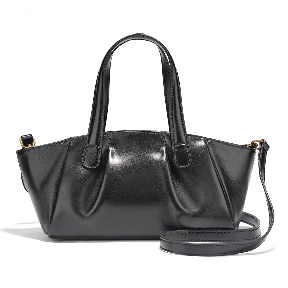 Zency Women s Genuine Leather Bag High Quality Small Handbag чёрный