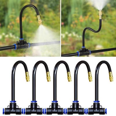 Universal Adjustable Garden Sprinkler: Automatic Watering, Atomizing, and Cooling System