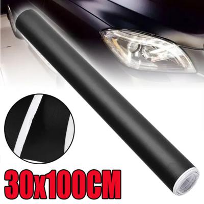 Car Matte Vinyl Film Stickers Black Self-adhesion Tape Auto Body Styling Wrap Film Universal DIY Auto Motorcycle Decor