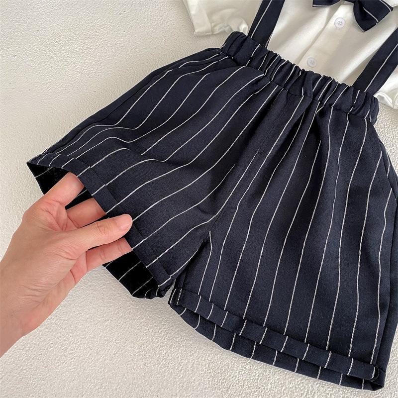 Zhili Kinder Sommer 2023 Geburtstags- Feiertagskleid: Hochwertiger, stilvoller zweiteiliger Anzug.