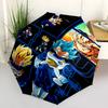 1 PC Automatic Folding Umbrella - Dragon Ball Super Pattern Portable Foldable Design With 8 Ribs Christmas Birthday Gifts