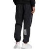 Adidas Striped Letter Print Casual Pants Unisex Bottoms Black IA9422