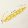 Multicolor Knit Handkerchief Crochet Sweet Bohemian Style Headpiece Floral Woven Headband Women