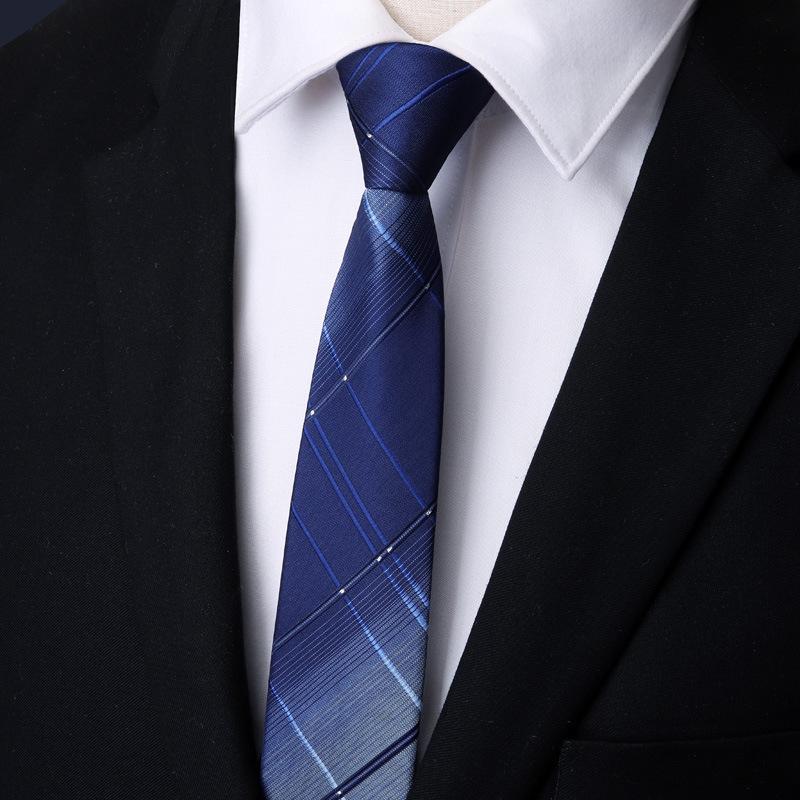 Tie Men'S Business Dress Wedding Groom Red Black Work Korean Zipper No-Beat Tie