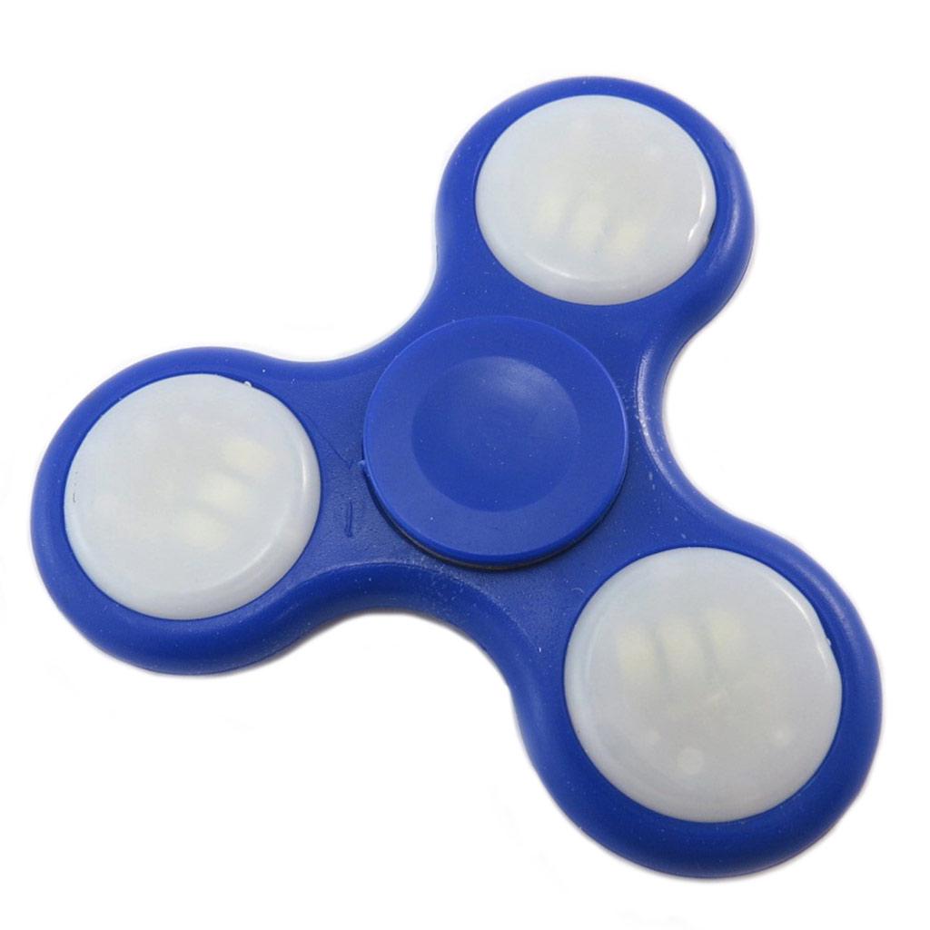 Les Trésors De Lily [P1755] - Handspinner led 'Les Lumineux' bleu - 7 cm