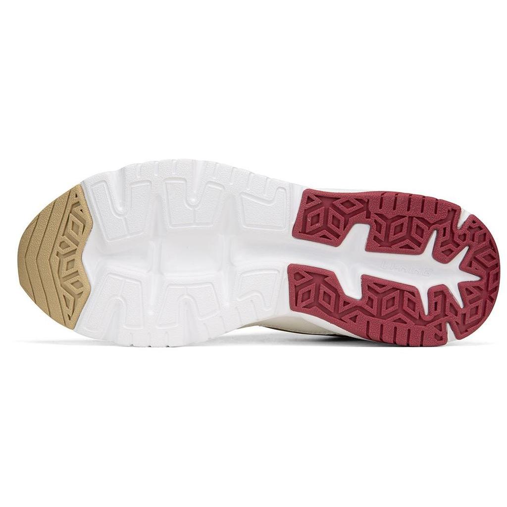 Li-Ning Fleece Lined Non-Slip Wear-Resistant Warm Mid-Top Sports Casual Shoes Men Sneakers Cloud-White AGLS209-1