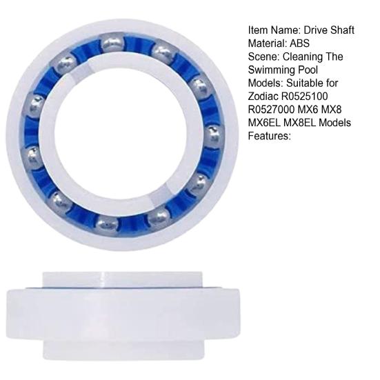 1 Pair Swimming Pool Cleaner Drive Shaft Assembly for Zodiac MX6 MX8 MX6EL Tune-up Kit Replacement Parts with R0525100