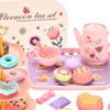 Tea Set for Little Girls, Princess Kitchen Pretend Toy, Simulation TKitchen Afternoon Games Toys