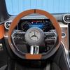 38CM Car Steering Wheel Cover For Mercedes Benz GLC Coupe C254 GLC300 400 AMG 2016 2017 2018 2019 2020 2021 2022 2023 2024 2025