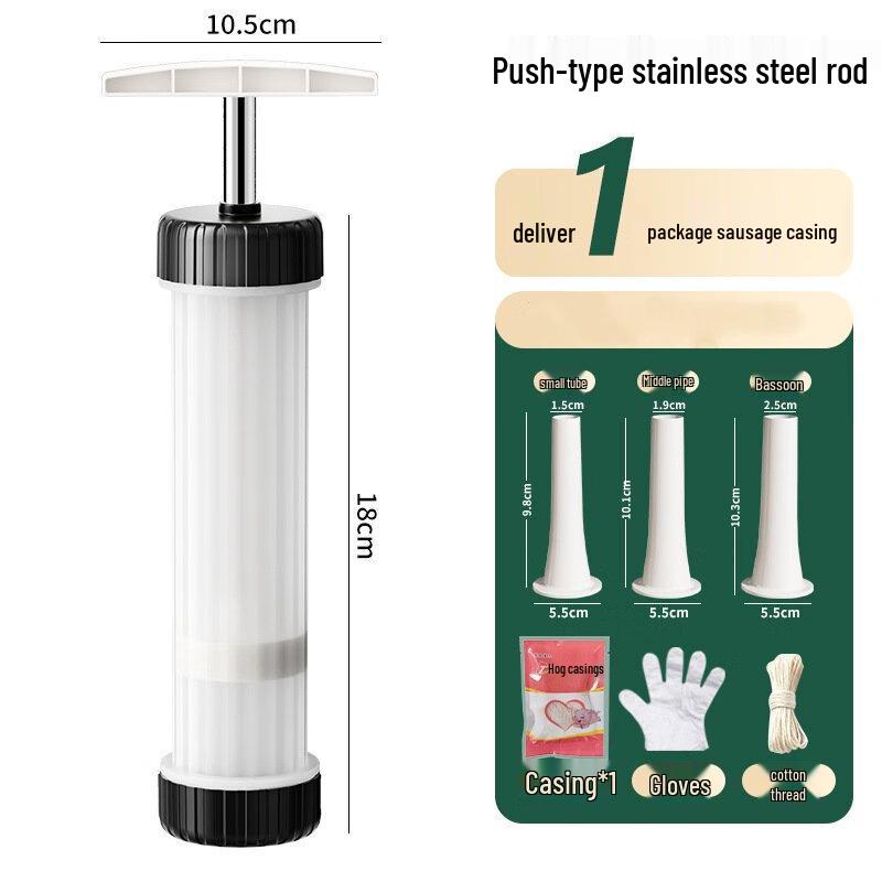 

Manual Stainless Steel Sausage Stuffer
