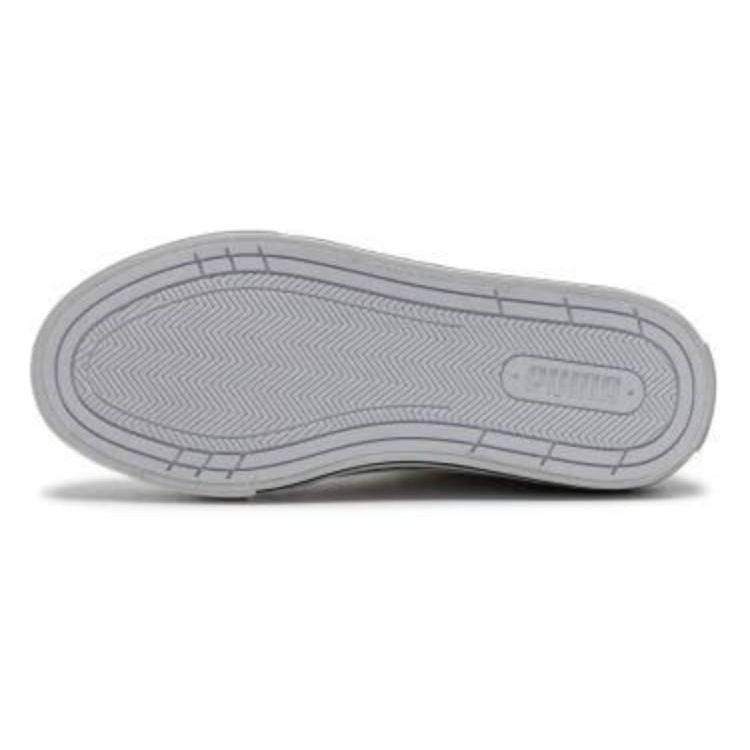 Puma Court Classic Vulc Simple Comfortable Durable Breathable Low-Top Skate Shoes Unisex Sneakers White Black 397265-02