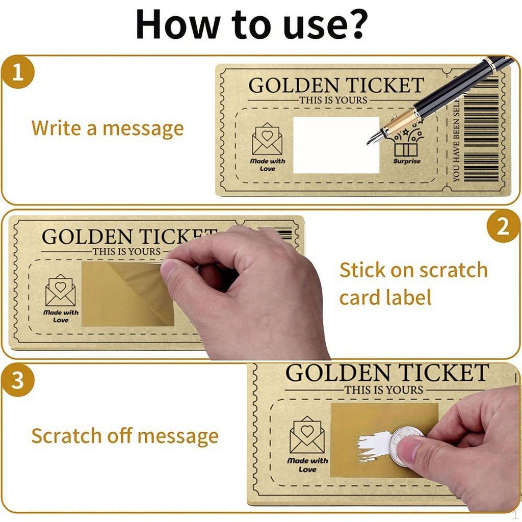 2 Pieces Scratch Off Cards with Envelopes for Boyfriend Girlfriend Party Favors Reveal
