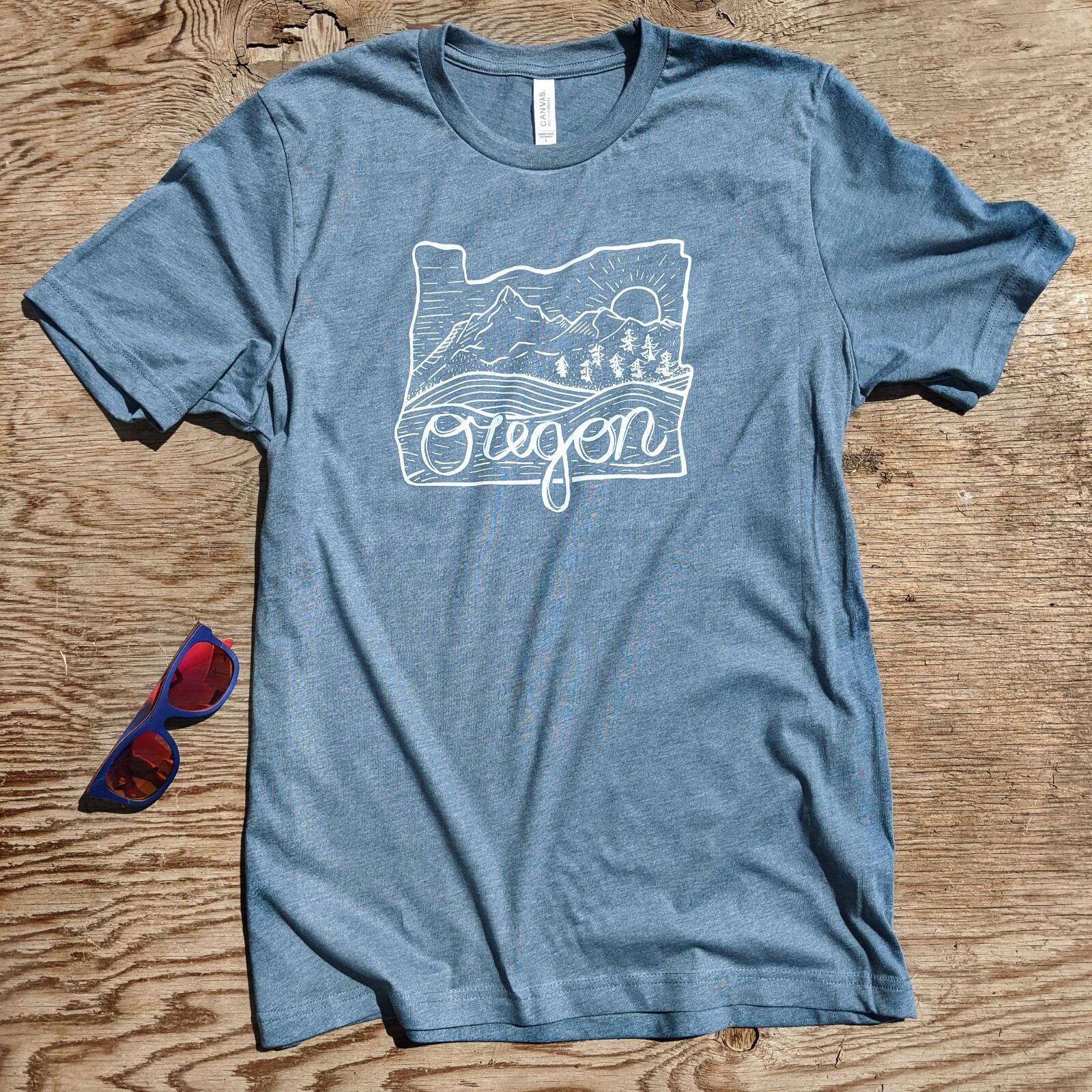 Oregon Illustration T-Shirt S