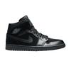 Men's Sneakers Jordan 1 Mid Triple Black (2018) Black/Dark Grey-Black