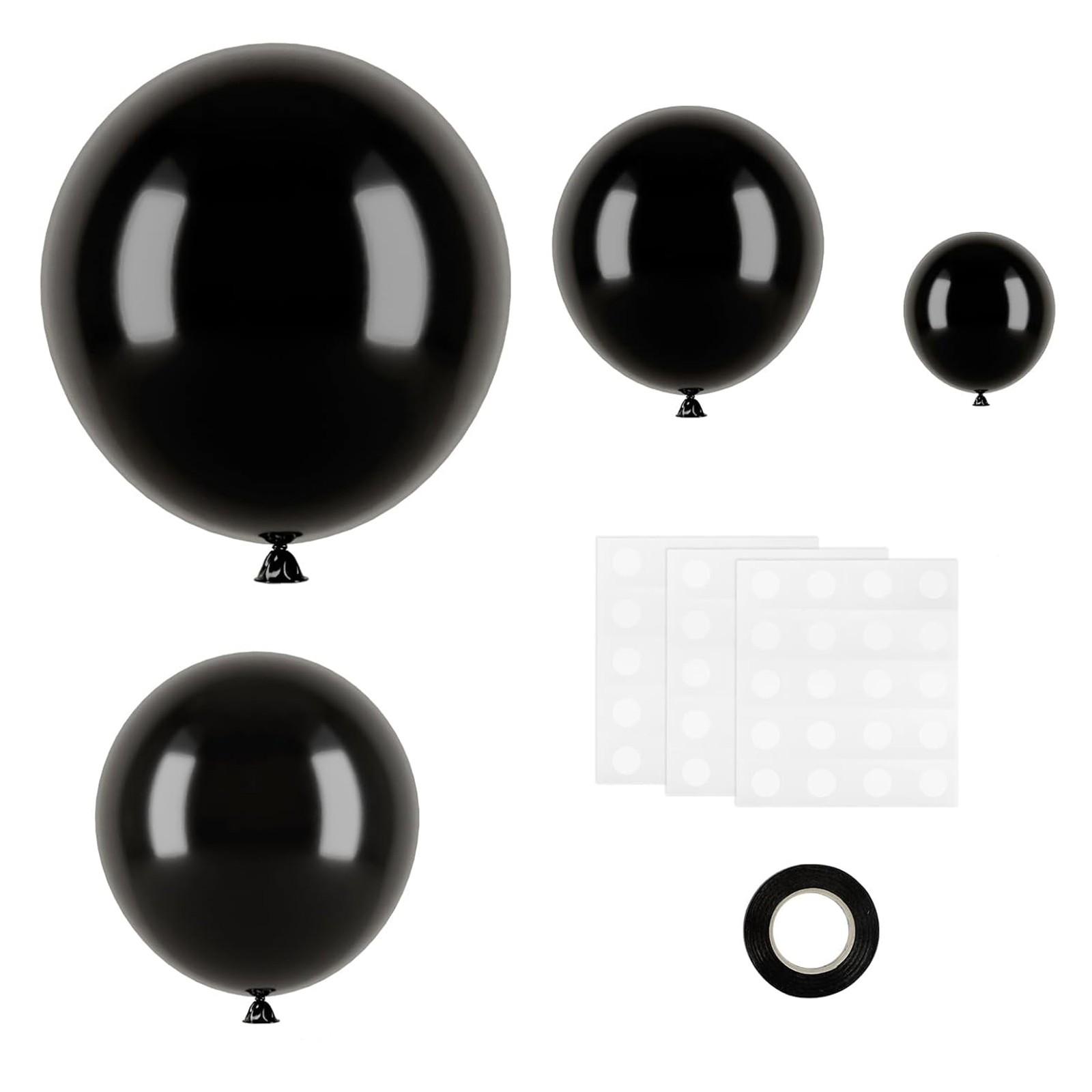 

129 Pieces Of And Arch Set, Gold Birthday Decoration, Suitable For Women And Girls, Light Chrome Plated Gold Latex , Weddin One Size чорний