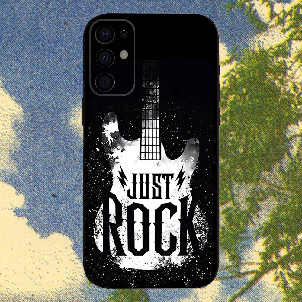 

Rock Music Instrument Guitar Case for Samsung Galaxy S21 S25 FE S24 S23 Ultra S20 S9 S22 Plus S10 TPU Cover SamsungS24