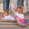 Women's Spring and Summer Casual Flat Shoes, Multi-color Shoes, Light and Breathable Shoes Are Suitable for Outdoor Leisure Sports, Women Shoes
