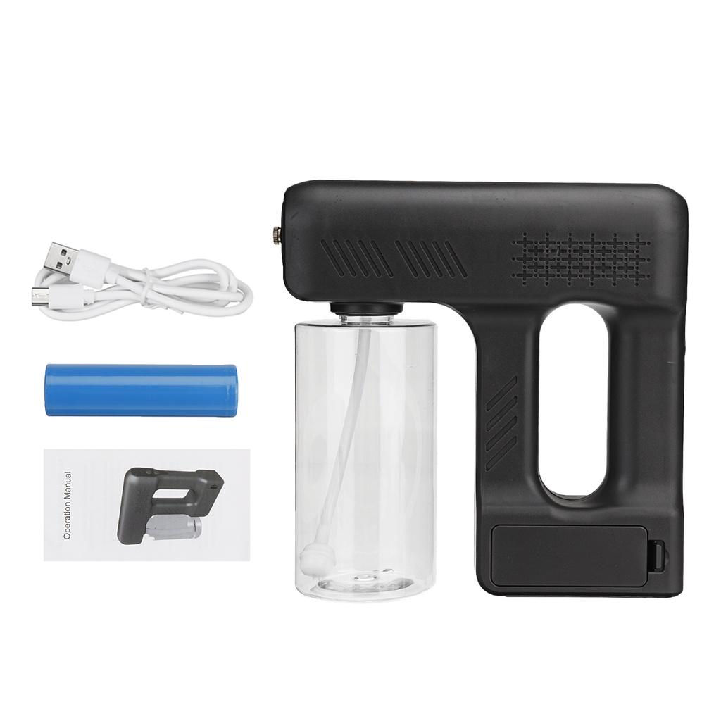 25W 500ML Portable Cordless USB Nano Sterilizer Guns Sprayer Disinfection Fogger Spray Machine Rechargeable