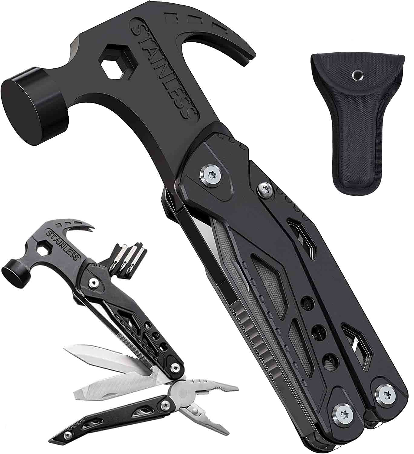 

Многофункциональный походный складной молоток для выживания 13 в 1 для предотвращения катастроф, для улицы, бутылка, установка гвоздей, автомобильный, аварийный, для дома, для катастроф, идеальный как