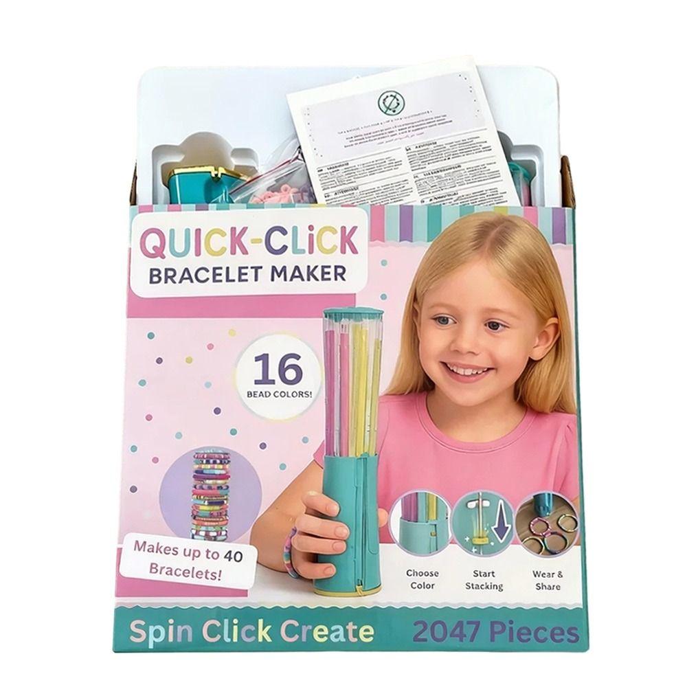 Perlen-Klick-Armband-Maker-Set Handgefertigt Perlen-DIY-Spielzeug Neues Schmuckherstellungsset Armband