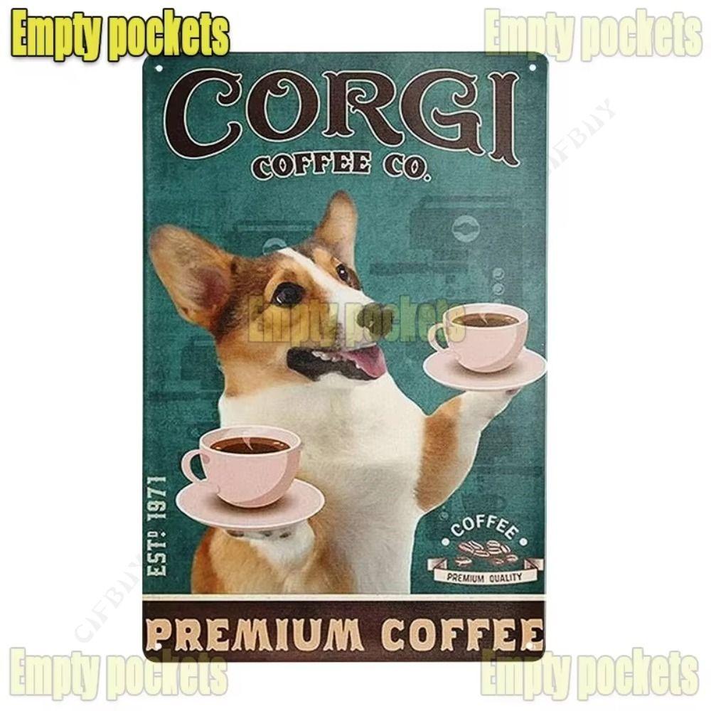 Metal Wall Art Dog Poster