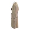 MARGARET HOWELL 579-811001 Beige Wool-Nylon Lined Trench Coat Coat S beigeUsed