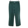 70s 80s Vintage Rocket Talon BIG E Long Pants Green Women Used