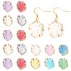 50Pcs Resin Petal Beads Color Gold Edge Acrylic Flower Charm Bead for DIY Earring Bracelet Necklace Jewelry Making Accessories