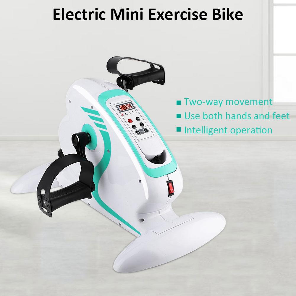 110V Fitness Motorized Electric Mini Exercise Bike Foot Pedal Trainer Exerciser US
