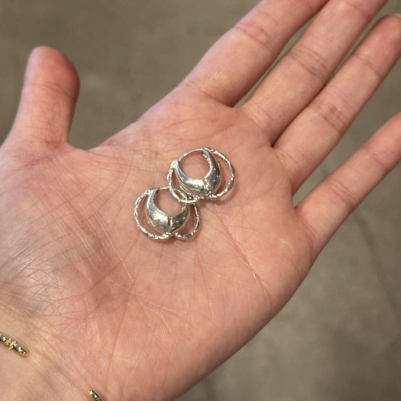 cerofar FOOTBOARD EARRING SILVER