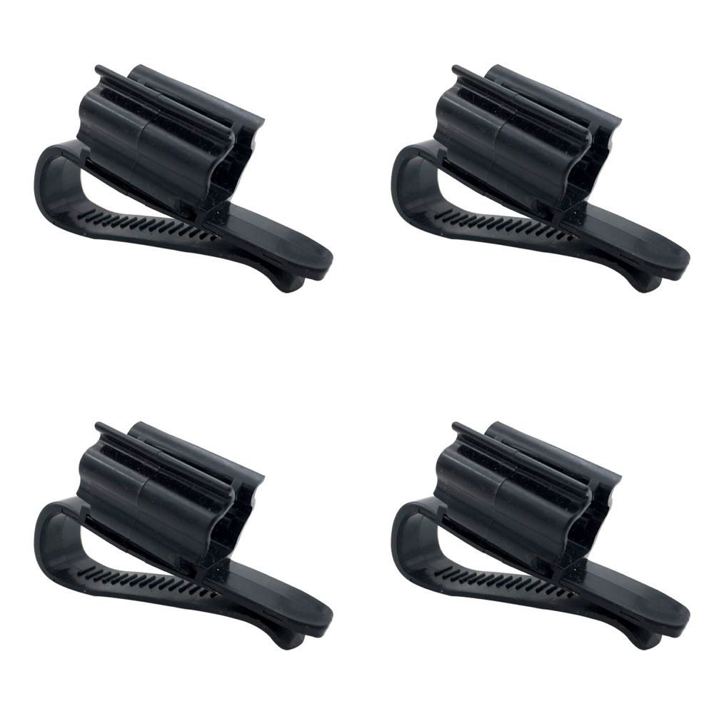 4 PCS Black Blue Aquarium Tube Clamp Plastic Fish Tank Water Pipe Mounting Clip  Fish Tank