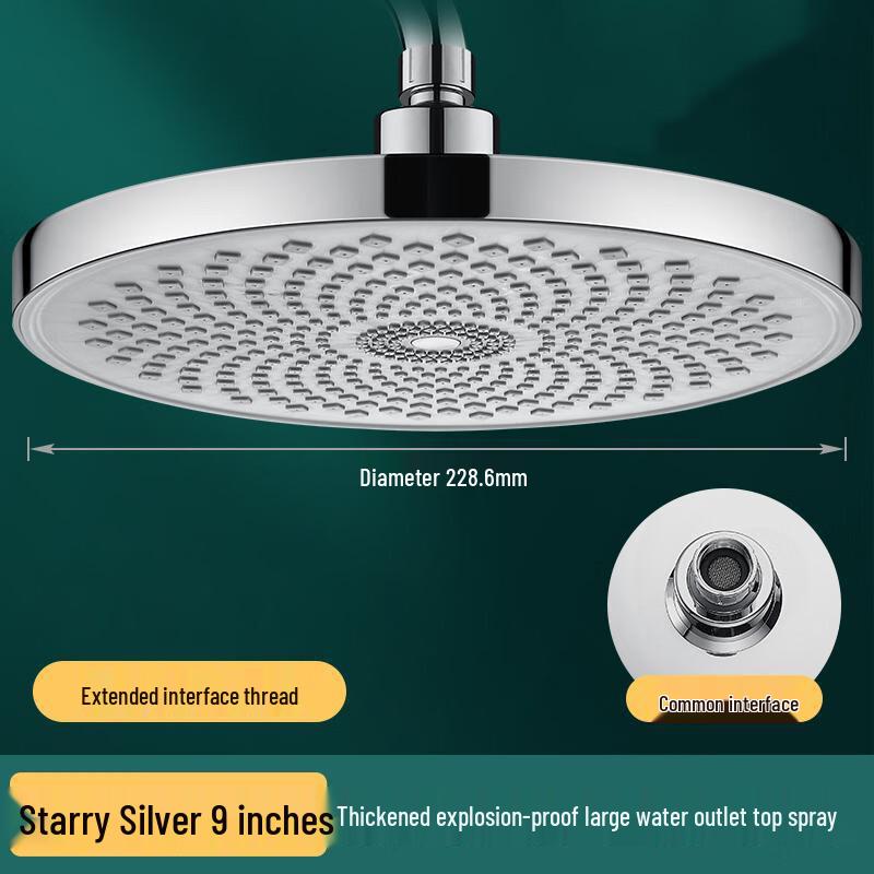 Wolf's Kiss 23CM Rainfall Shower Head