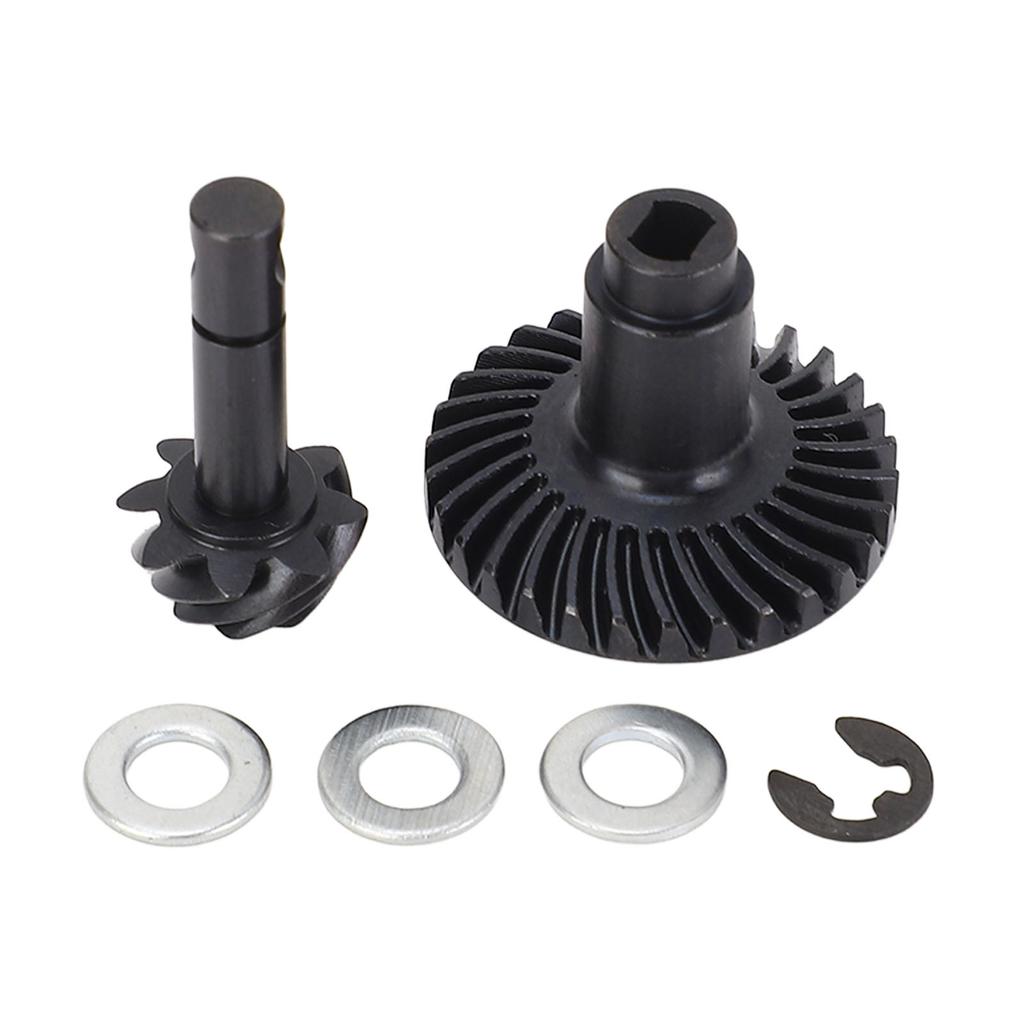 Ring Pinion Gear Set CNC 30T 8T High Strength Alloy Shockproof Metal Bevel Gear for SCX10 II RC