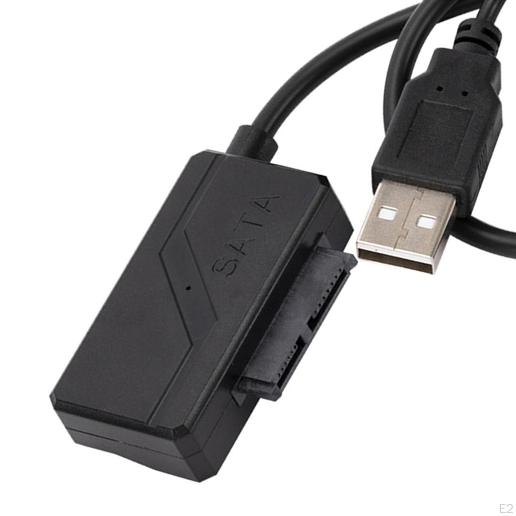 High-Speed USB to 7+6 13Pin Adapter Cable for Laptop CD/DVD ROM