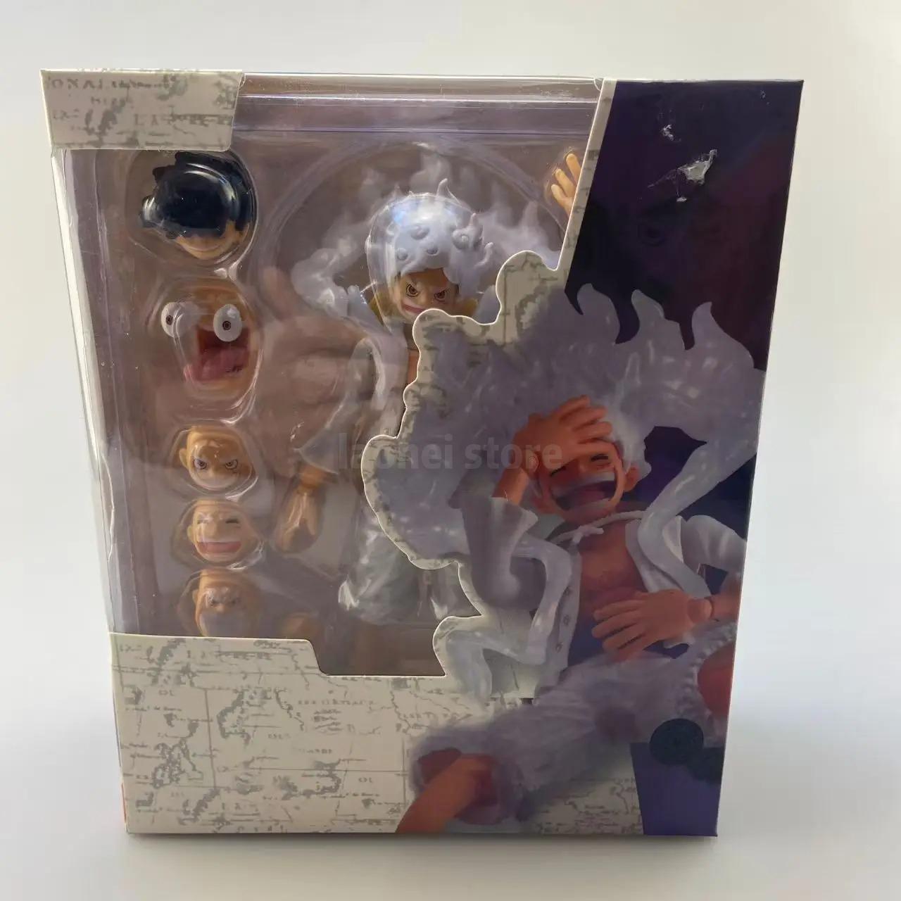 Фигурка Аниме One Piece Луффи Пятая Передача Бог Солнца Ника Луффи Фигурка Действия ПВХ Модель Коллекция Украшение Игрушка на День Рождения Подарки