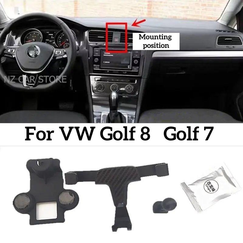 Volkswagen VW Golf8 Golf7 MK7 MK5 MK4 İçin Araç Telefon Tutucu Montaj Klipsi Standı GPS Navigasyon Braketi Golf aksesuarları