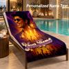 Serviette de plage personnalisée au nom de Bruno Mars Grande serviette douce pour salle de bain intérieure, plage extérieure