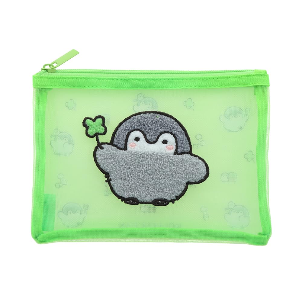 

Sunstar Stationery Merchandise Mesh S2335930 Koupen-chan Pouch, Pouch, Green,