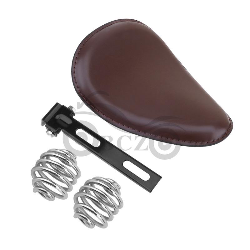 Harley Cruiser Retro Leather Spring Seat Cushion
