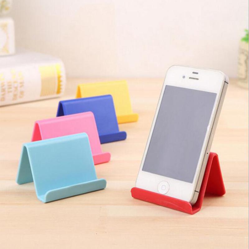

Candy Color Tabletop Phone Holder Kitchen Organizer Random Color