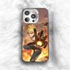 O-One Punch Man G-Genos  Phone Case For iPhone 16 17 15 14 12 13 Pro Max Black Color Shockproof Cover