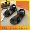 Versatile Sports Sandals Women's Outerwear 2025 Summer Casual Flat Sole Anti-slip Velcro Beach Shoes Girl