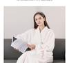 Women's Coral Fleece Thick Velvet Lined Bathrobe - Cozy Autumn/Winter Long Robe Pajamas