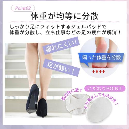 LODI Foot Protection Pads, Foot Support, Cushion, Foot Pads, Foot Care, Medium, 1 Pair, Beige