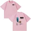 Rapper Myke Towers 2025 New Album Island Boyz T-shirts Unisex Women Clothing Fashion Hip Hop Oversized Cotton Tshirt Couple Clothes